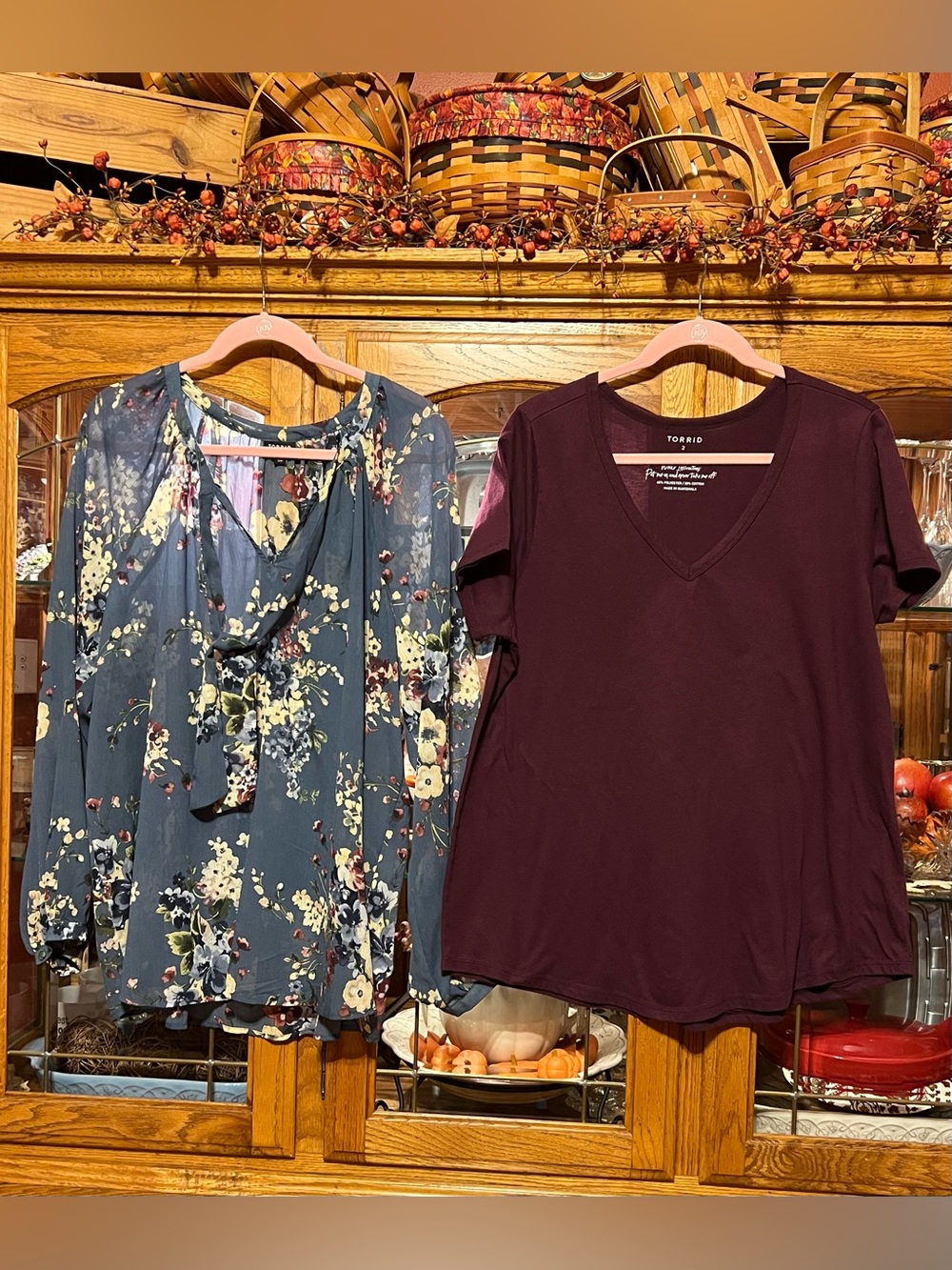 TORRID Floral Blouse + Tee Combo Set 🍂